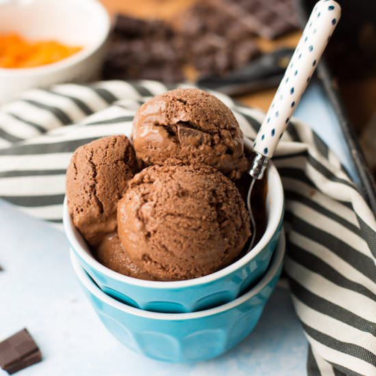Chocolate Coconut Milk Ice Cream