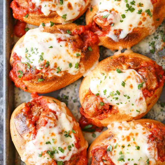 Mini Italian Meatball Subs