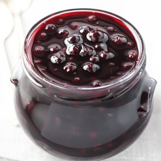 Healthy Blueberry Sauce