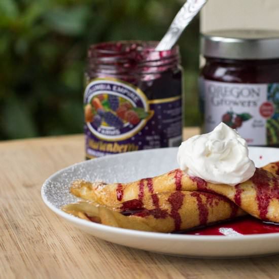 Marionberry Crepes