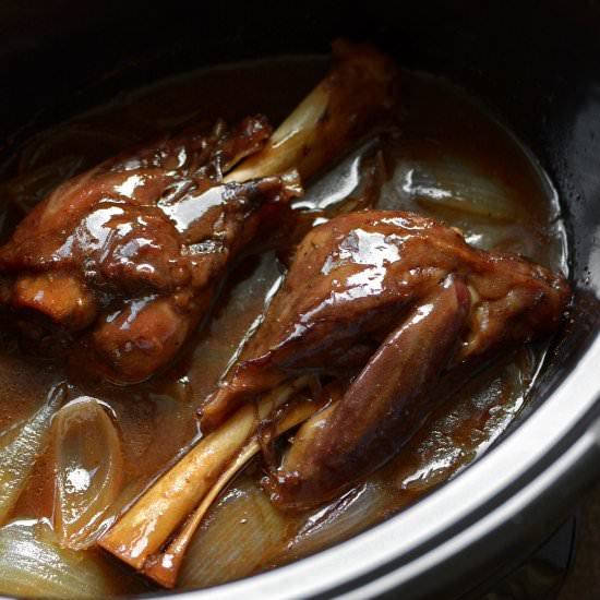 Slow Cooker Lamb Shanks