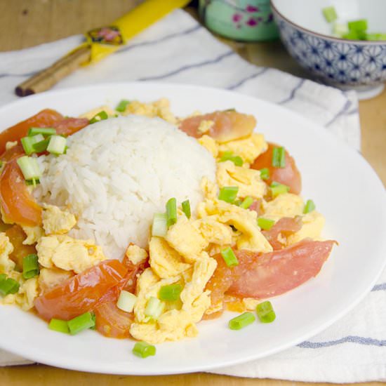 Chinese Tomato & Egg Stir-fry