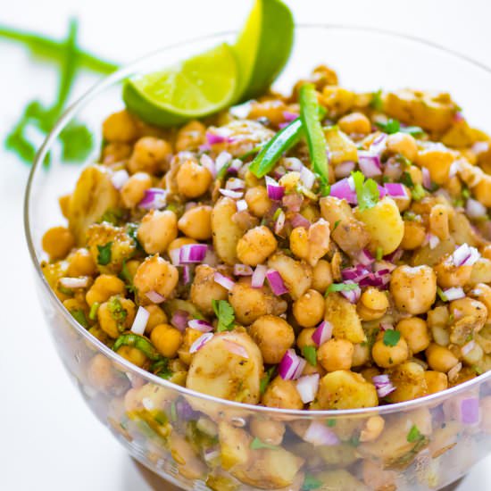 Potato Chickpea Salad