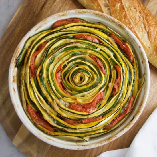 Summer Squash Gratin