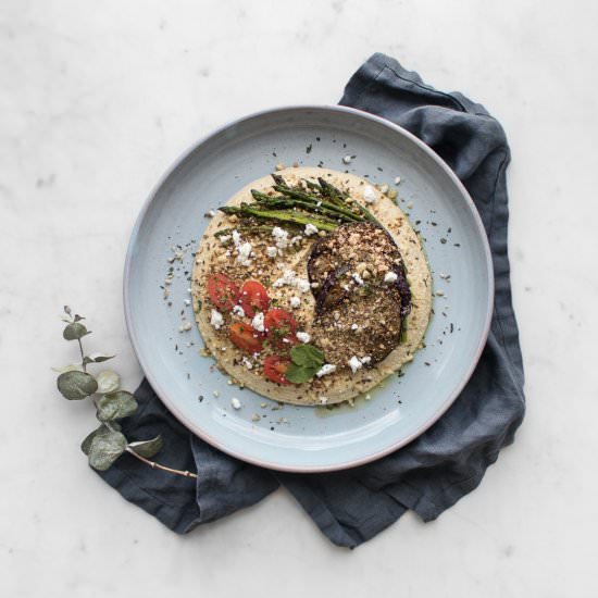 Hummus with Dukkah & Grilled Veg