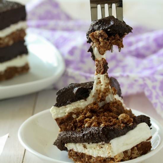 Peanut Butter Brownie Rice Crispy