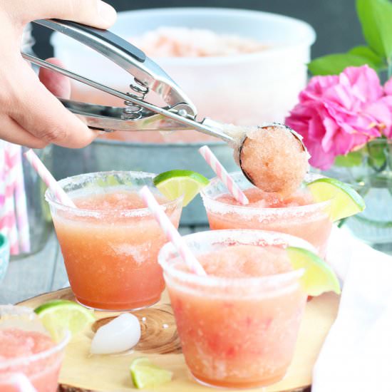 Watermelon Margarita Slush Bucket
