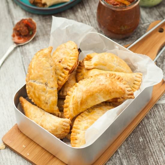 Baked Spicy Pulled Pork Empanadas