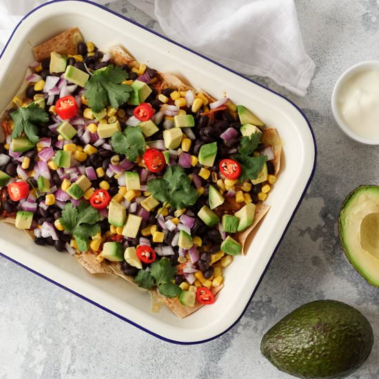 Healthy Nachos With the Lot