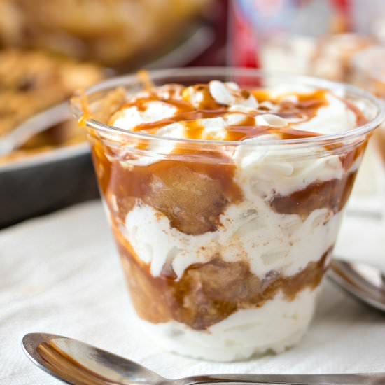 Salted Caramel Apple Pie Parfaits