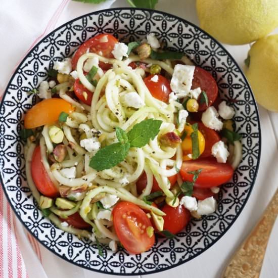 Spiralized Zucchini Salad
