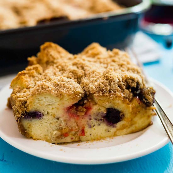 Baked French Toast with Berries
