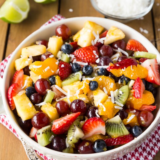Rainbow Fruit Salad