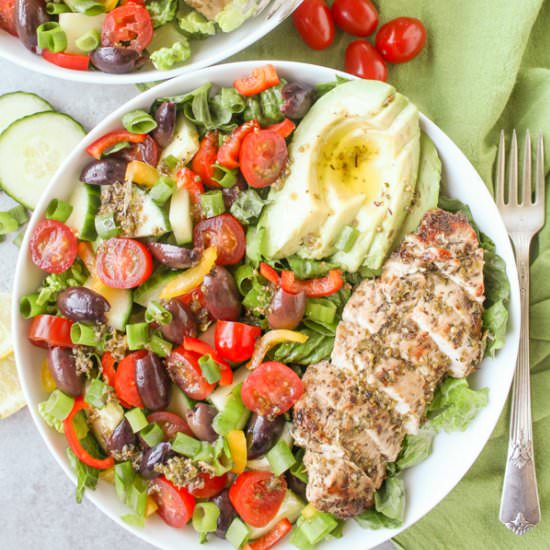 Paleo Whole30 Greek Chicken Salad