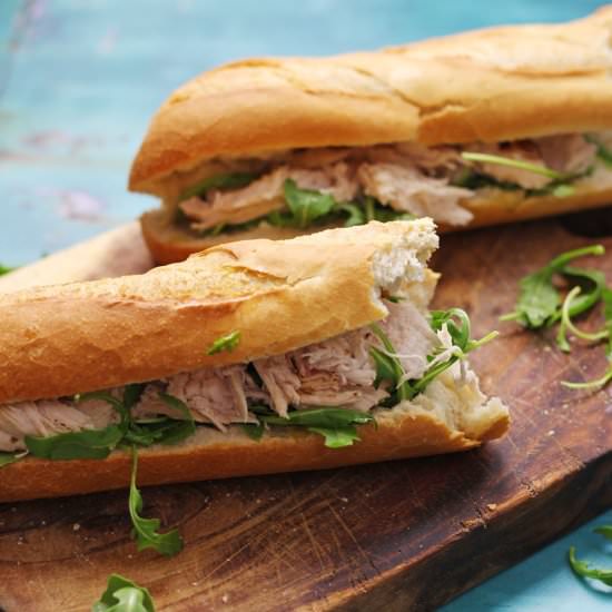 Lime & Mint Roast Chicken Sandwich