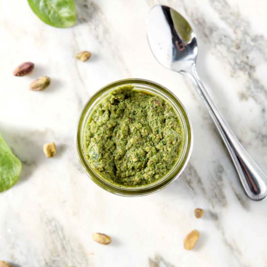 Spinach Pistachio Pesto