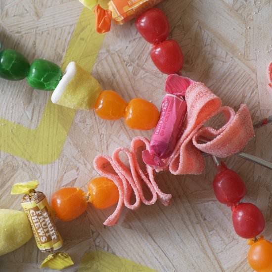 Rainbow Candy Skewers
