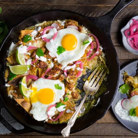 Chilaquiles with Salsa Verde
