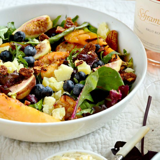 Grilled Shrimp and Melon Salad