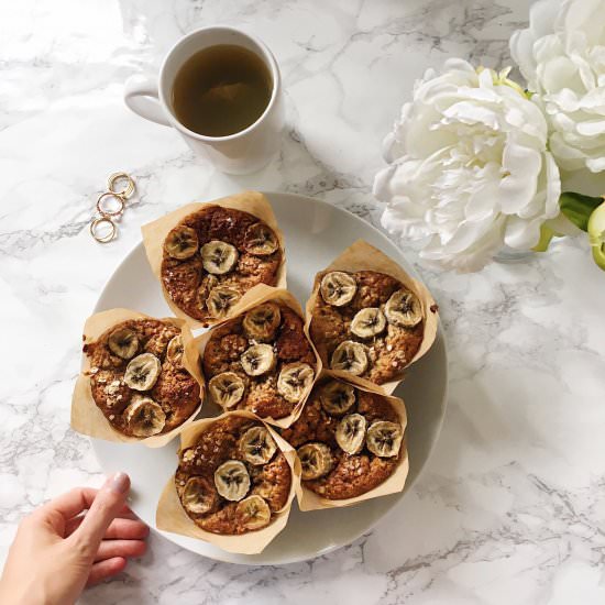 Healthy Banana Muffins