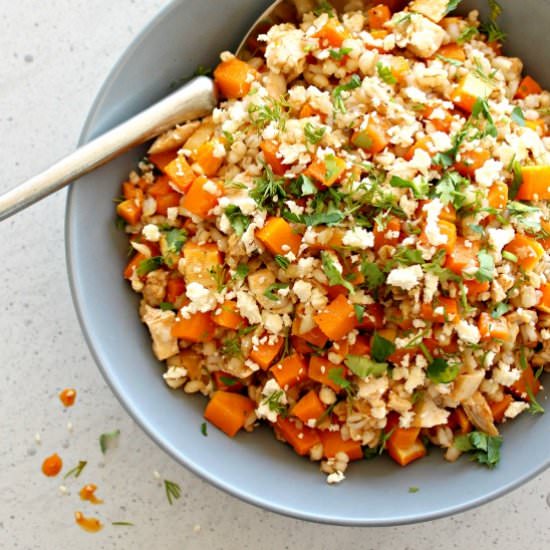 Chicken Butternut Barley Salad