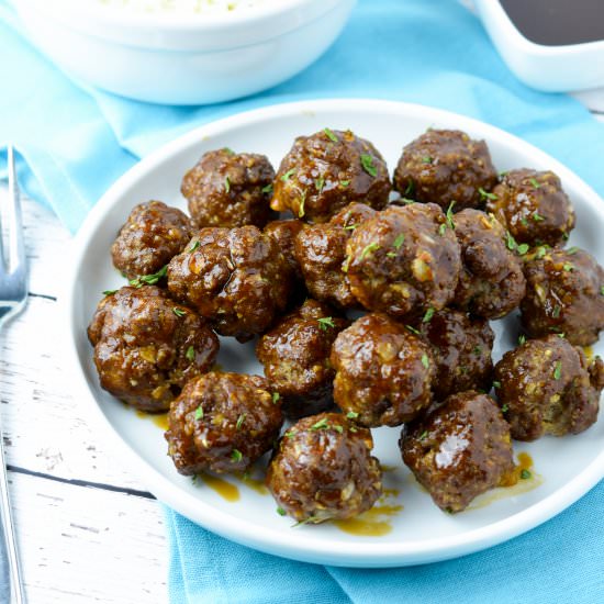Sweet & Tangy Korean Meatballs