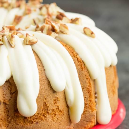 Pecan Banana Cake Mix Cake