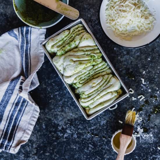 Pesto Pull-Apart Bread