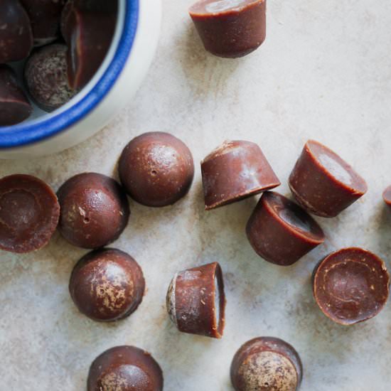 Chocolate Almond Butter Fat Bombs