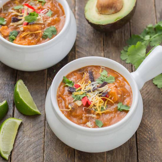 Chicken Enchilada Soup