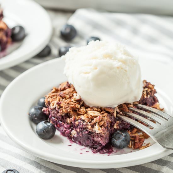 blueberry crumble