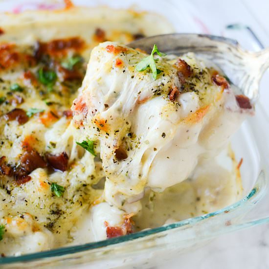 Cheesy Bacon Gnocchi Hugs