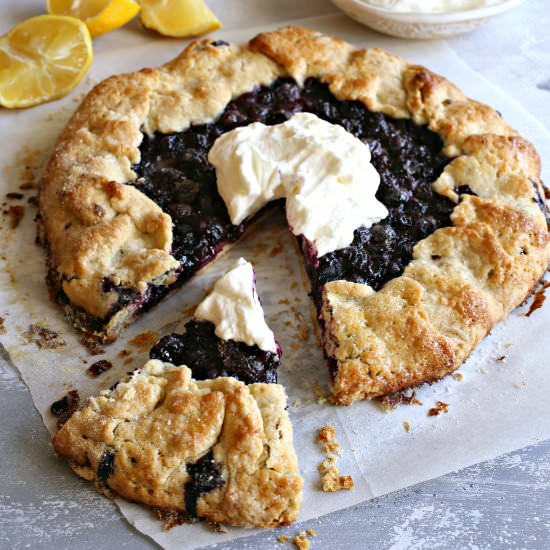 Blueberry Lemon Galette