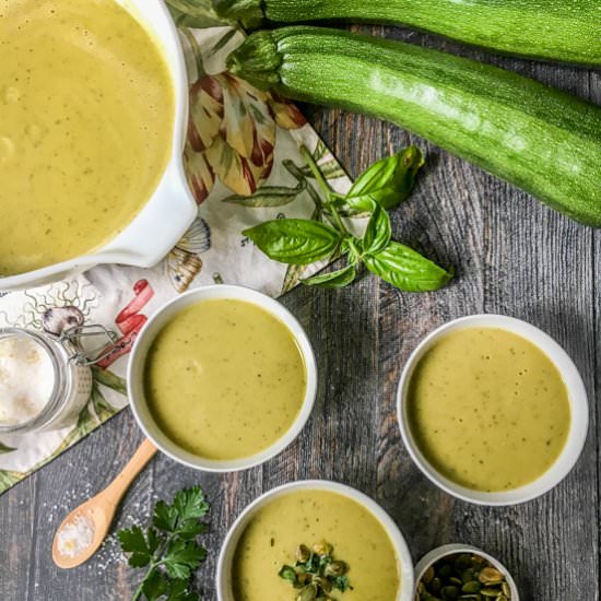 Thai Curry Zucchini Soup