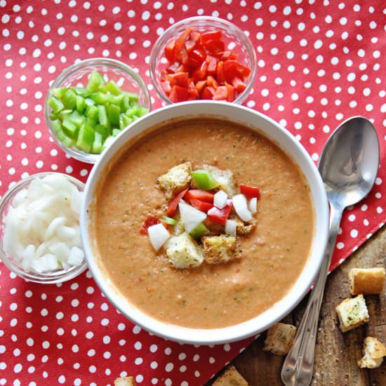 Traditional Gazpacho Andaluz