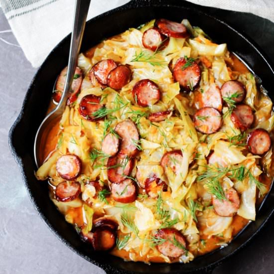Cabbage and Kielbasa