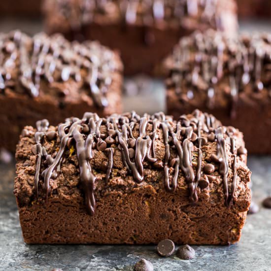 Triple Chocolate Zucchini Bread