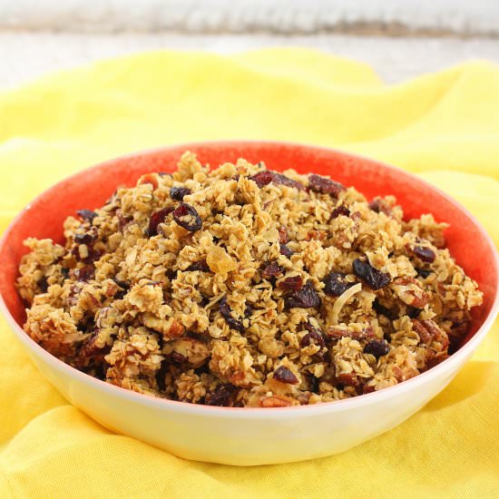 Cranberry Pecan Granola