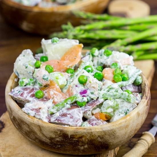 Smoked Salmon Potato Salad
