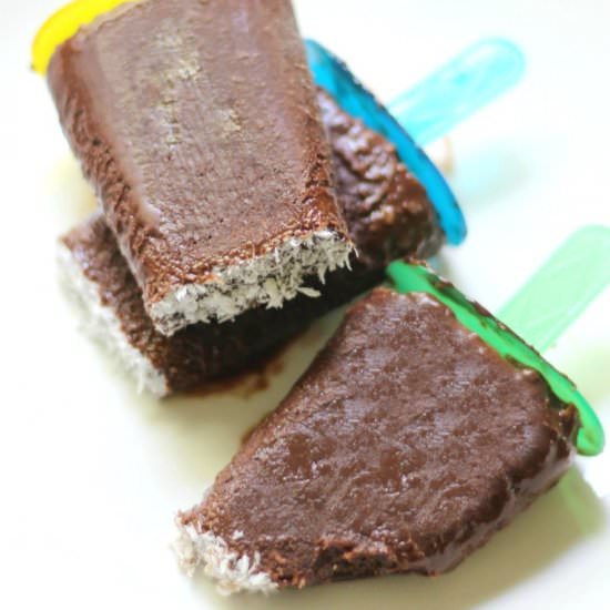 Vegan Coconut Fudgesicles (GF/AF/P)