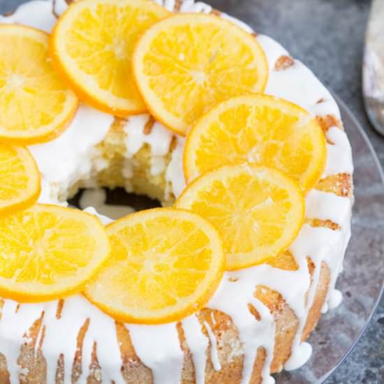 Buttermilk Orange Juice Pound Cake