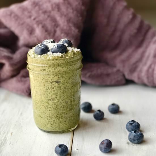 Matcha Chia Pudding