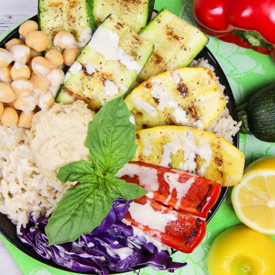Grilled Vegetable Buddha Bowl