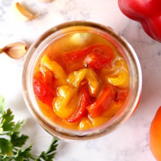 Marinated Roasted Peppers