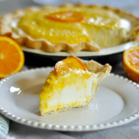 Orange Cream-sicle Pie