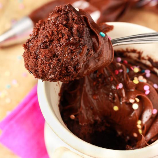 Double Chocolate Mug Cake