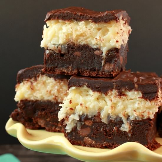 Chocolate Coconut Brownies