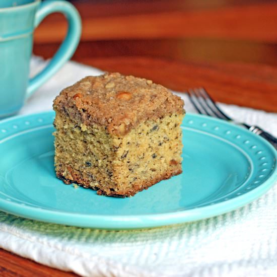Banana Breakfast Crumb Cake