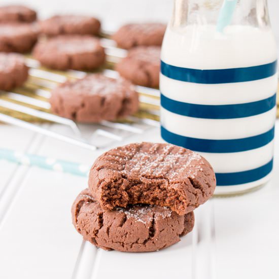 chocolate peanut butter cookies
