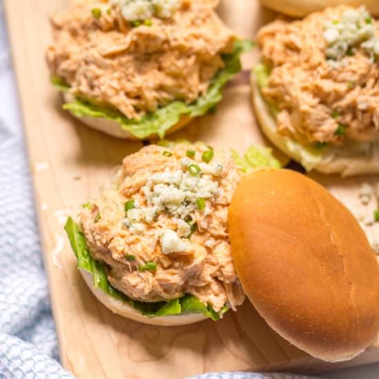 Healthy Slow Cooker Buffalo Chicken